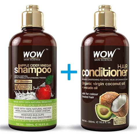 wow apple cider shampoo and conditioner